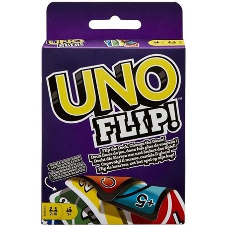 Mattel Games - Uno Flip - Jeu de Cartes Famille - Des 7 ans