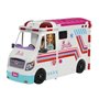 Barbie - Coffret Véhicule Médical avec ambulance et clinique - Poupée 