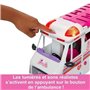 Barbie - Coffret Véhicule Médical avec ambulance et clinique - Poupée 