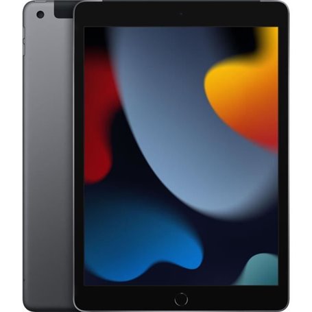 Apple - iPad (2021) - 10.2 WiFi + Cellulaire - 64 Go - Gris Sidéral