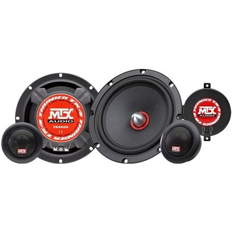 MTX TX465S Haut-parleurs voiture Kit 2 voies 16.5cm 80W RMS 4O Tweetee