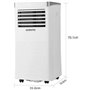 Climatiseur mobile monobloc - OCEANIC - 2930W - 10000 BTU - Programmab