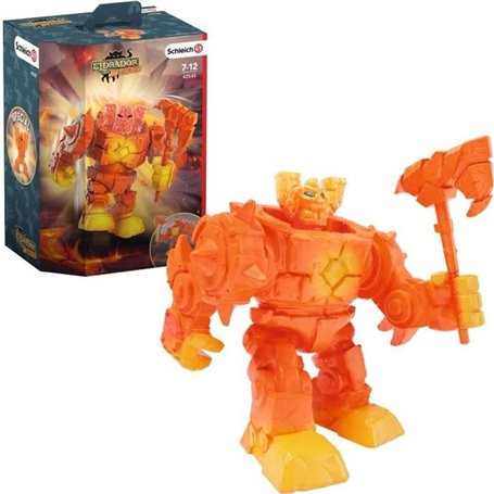 SCHLEICH - Cyborg de lave Eldrador Mini Creatures - 42545 - Gamme Eldr