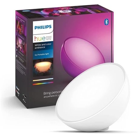 Philips Hue Go Lampe portable connectée White and Color Compatible Blu