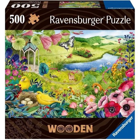 Puzzle en bois - Rectangulaire - 500 pcs - Jardin de la nature - Adult