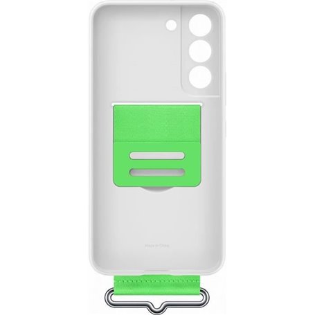 Coque Silicone avec laniere G S22 Blanc