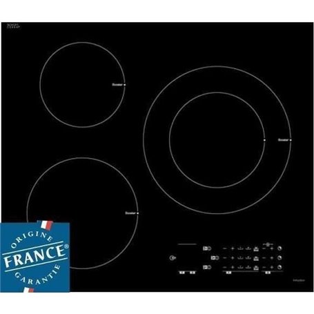 Table de cuisson induction - SAUTER - 3 zones - 7200 W - L60 x P52 cm 