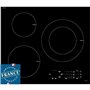 Table de cuisson induction - SAUTER - 3 zones - 7200 W - L60 x P52 cm 