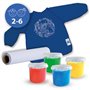 SES CREATIVE - Kit de peinture au doigt avec tablier Eco - 100% recycl