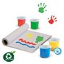 SES CREATIVE - Kit de peinture au doigt avec tablier Eco - 100% recycl