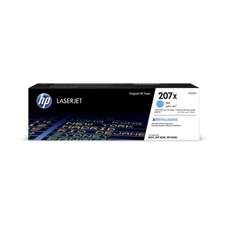 Cartouche de Toner HP 207X Cyan - Authentique pour HP Color LaserJet P