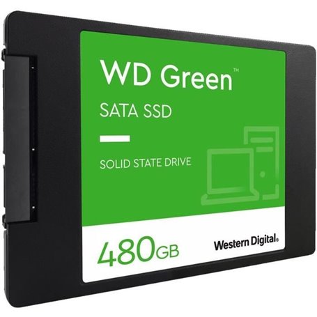 WESTERN DIGITAL - Green - Disque SSD Interne - 480 Go - 2.5 - WDS480G3