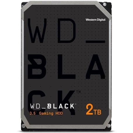 WD Black - Disque dur Interne Performance - 2To - 7 200 tr/min - 3.5 