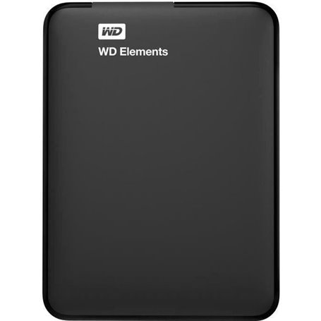 WD - Disque Dur Externe - WD Elements - 1To - USB 3.0 (WDBUZG0010BBK-