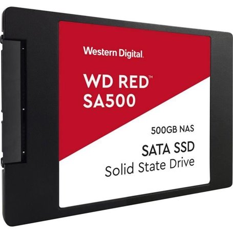WD Red - Disque SSD Interne Nas - SA500 - 500 Go - 2.5 (WDS500G1R0A)