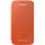 Etui à rabat Samsung EF-FI950O orange pour Galaxy S4 I9500