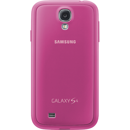 Coque Samsung rose EF-PI950P pour Galaxy S4 I9500