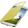Etui à rabat à zone transparente Samsung EF-CI950J jaune pour Galaxy S