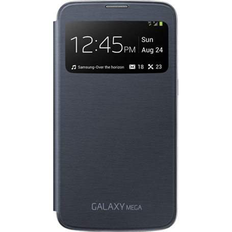 Etui à rabat à zone transparente Samsung EF-CI920 noir pour Galaxy Meg