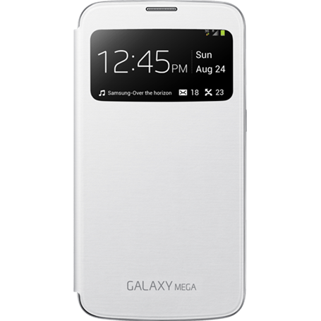 Etui à rabat à zone transparente Samsung EF-CI920W blanc pour Galaxy M