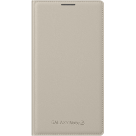 Etui à rabat Samsung EF-WN900BU beige pour Galaxy Note 3 N9000