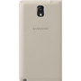 Etui à rabat Samsung EF-WN900BU beige pour Galaxy Note 3 N9000