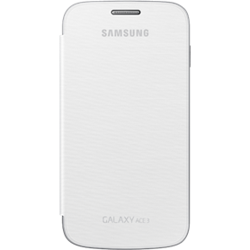 Etui à rabat Samsung EF-FS727LW blanc pour Galaxy Ace 3 S7270
