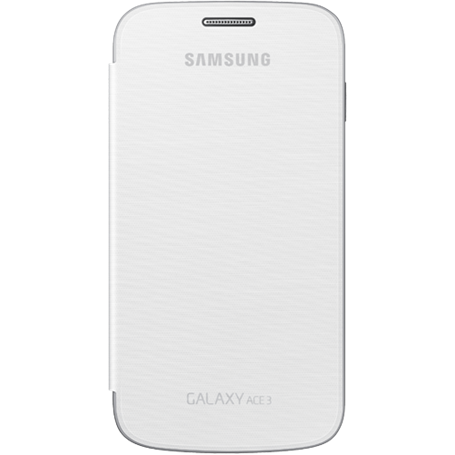Etui à rabat Samsung EF-FS727LW blanc pour Galaxy Ace 3 S7270