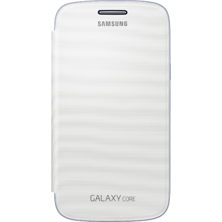 Etui à rabat Samsung EF-FI826BW blanc pourGalaxy Core I8260