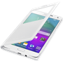 Etui à rabat à zone transparente Samsung EF-CA700BW blanc pour Galaxy 