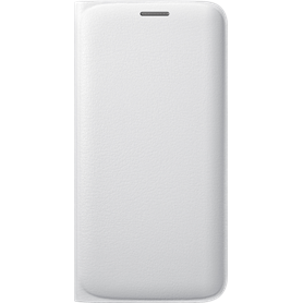 Etui à rabat Samsung EF-WG925PW blanc pour Galaxy S6 Edge G925