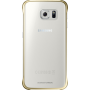 Coque rigide Samsung transparente et dorée pour Samsung Galaxy S6 Edge