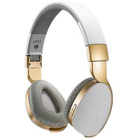 Casque Bluetooth Addict Blanc et or de Divacore