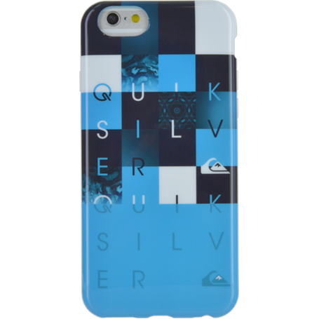 Coque semi-rigide quadrillage bleu Quiksilver pour iPhone 6/6S