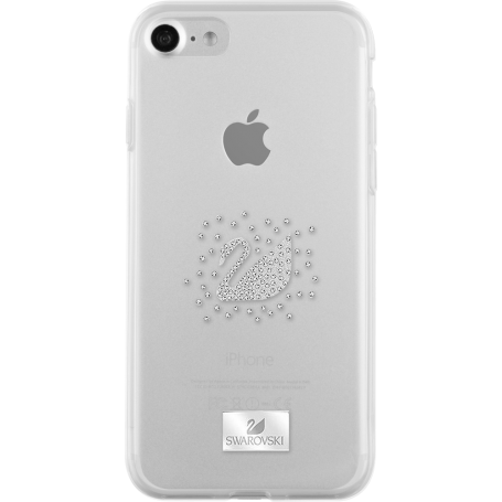 Coque Swarovski motif cygne en cristaux Swarovski pour iPhone SE (2020