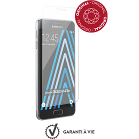 Protège écran Samsung G A3 2016 Plat Original - Garanti à vie Force Gl