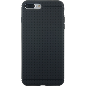 Coque souple noire avec finition micro-perforée pour iPhone 7 Plus/8 P