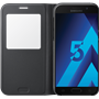 Etui à rabat à zone transparente Samsung noir pour Galaxy A5 A520 2017