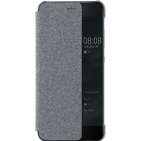 Etui folio gris clair et noir Huawei pour P10