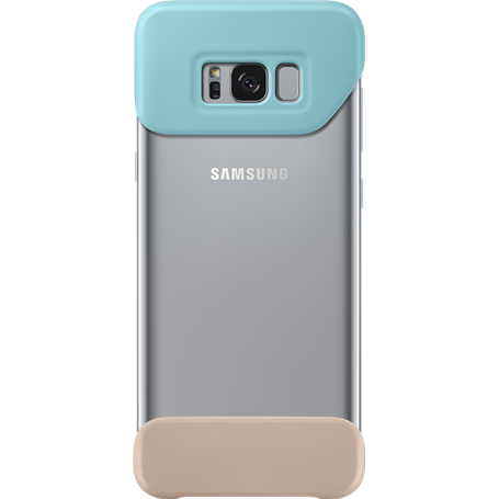 Coque Pop Cover Samsung EF-MG955CM transparente et verte pour Galaxy S