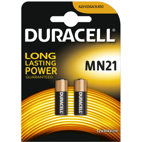 2 piles Alcaline MN21 Duracell