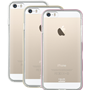 Lot de 3 bumpers Colorblock rose, doré et blanc pour iPhone 5/5S/SE