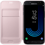 Etui à rabat Samsung EF-WJ530CP rose clair pour Galaxy J5 J530 2017
