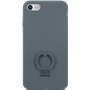 Coque rigide avec bague intégrée Colorblock grise pour iPhone SE (2020