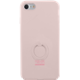 Coque rigide avec bague intégrée Colorblock rose pour iPhone 6/6S/7/8