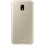 Coque semi-rigide Samsung EF-AJ330TF dorée translucide pour Galaxy J3 
