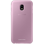 Coque semi-rigide Samsung EF-AJ330TP rose translucide pour Galaxy J3 J