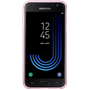 Coque semi-rigide Samsung EF-AJ330TP rose translucide pour Galaxy J3 J