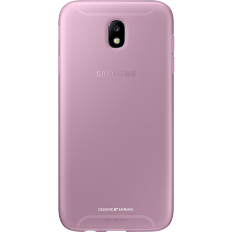 Coque semi-rigide Samsung EF-AJ730TP rose pour Galaxy J7 J730 2017