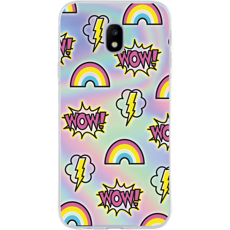 Coque rigide holographique Wow pour Galaxy J3 J330 2017